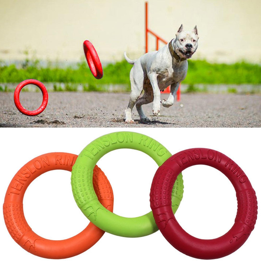 Dog Flying Discs Pet Training Ring Interactive Training Dog Toy Portable Outdoors Large Dog Toys Pet Products Motion Tools