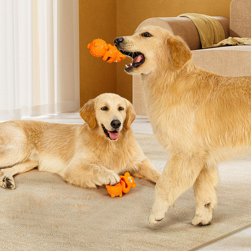 Pet toys - Dogs that are resistant to biting and leaking food - Fun toys for dogs - Stress relieving and stress relieving tools