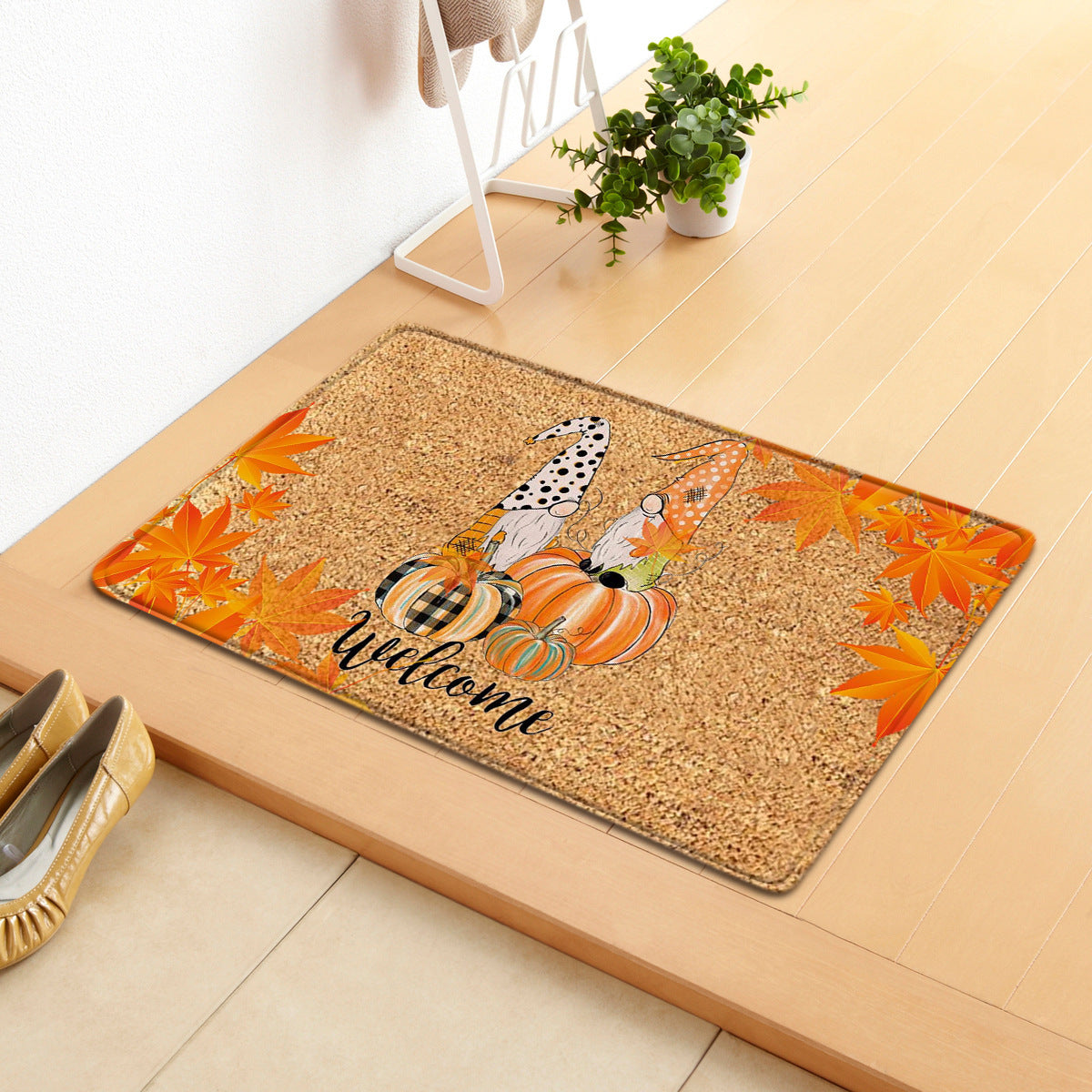 Thanksgiving Day Fall Autumn Pumpkin Doormat Thanksgiving