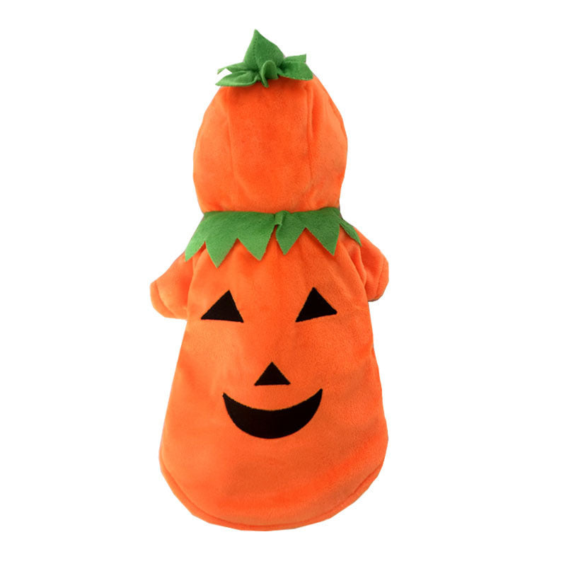 Pet Clothes Funny Pumpkin Clothes Winter Pet Clothes Halloween Clothes Dog Clothes