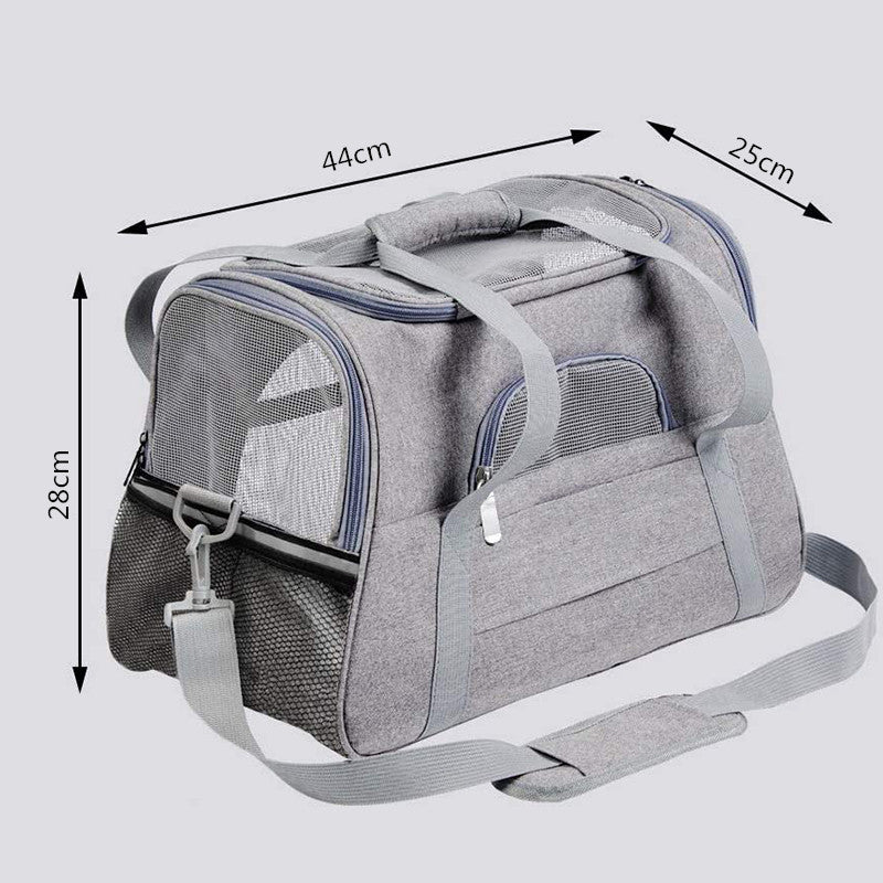 Pet Bag Portable Cat Backpack Simple And Breathable Pet Bag Crossbody Pet Bag Pet Car Bag